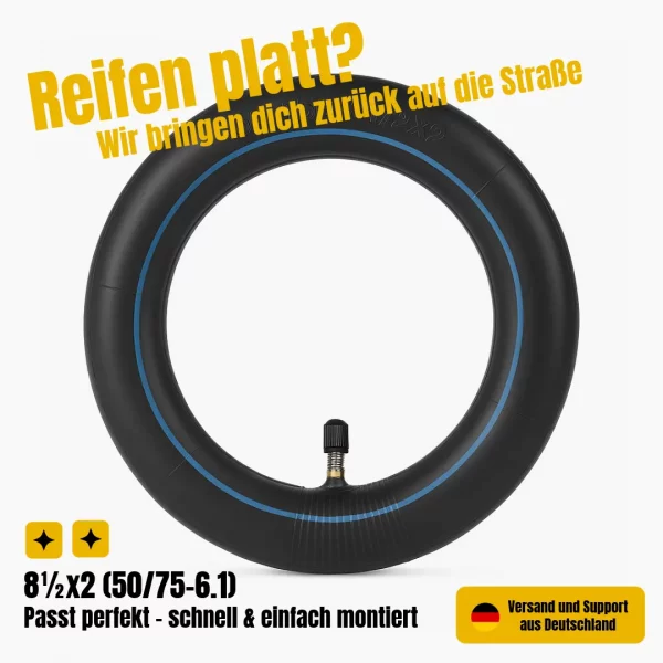 E-Scooter Schlauch 8.5x2 Ersatz – schnell wieder mobil bei Reifenpanne