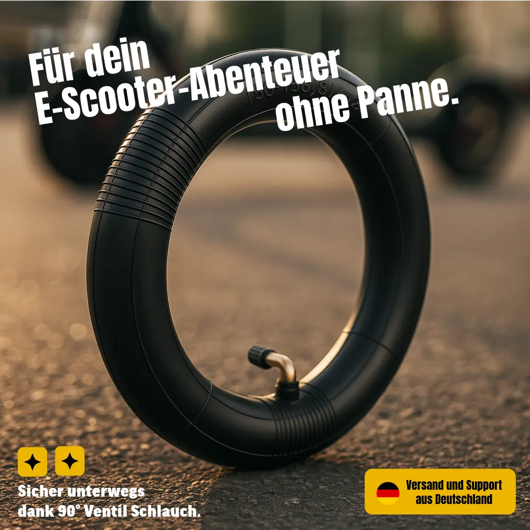 2er Set E-Scooter Schlauch 8.5x2 (50/75-6.1) mit 90 Grad Ventil – kompatibel mit Xiaomi & Ninebot 6 2er Set E-Scooter Schlauch 8.5x2 (50/75-6.1) mit 90 Grad Ventil – kompatibel mit Xiaomi & Ninebot – Bild 6