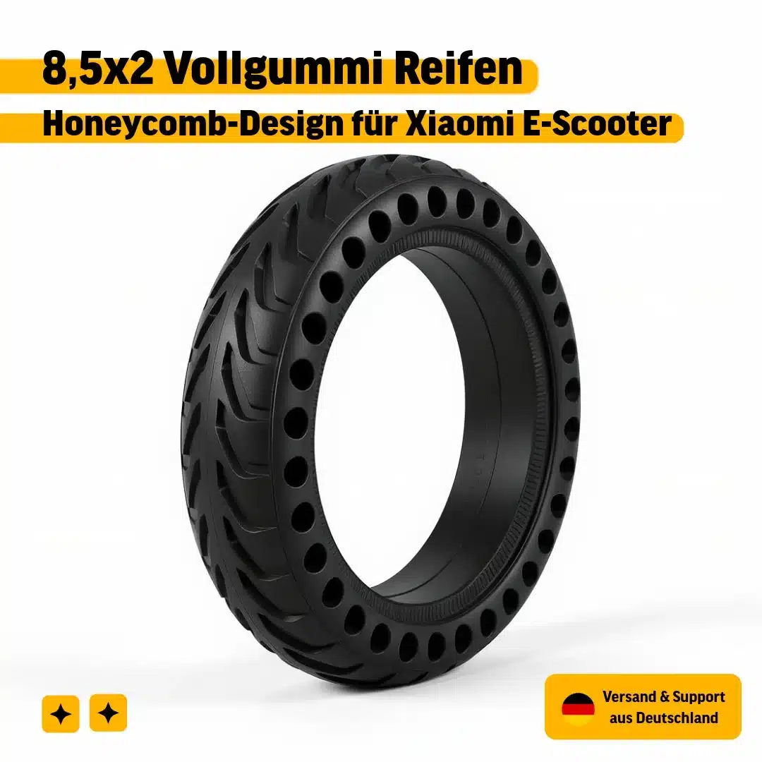 8.5x2 Vollgummi Reifen Honeycomb kompatibel mit Xiaomi M365 Pro 2 1S